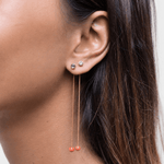 Orecchino FLOOX Duo - Tangerine - MOOPSFL-DUO-004