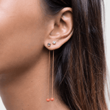 Orecchino FLOOX Duo - Tangerine - MOOPSFL-DUO-004
