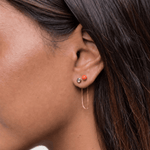 Orecchino FLOOX Duo - Tangerine - MOOPSFL-DUO-004