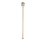 Orecchino FLOOX FLOWER - Gold Amethyst - MOOPSFL-PR-003
