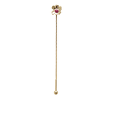 Orecchino FLOOX FLOWER - Gold Berry Red