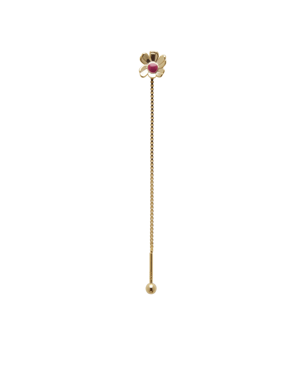 Orecchino FLOOX FLOWER - Gold Berry Red