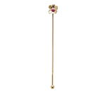 Orecchino FLOOX FLOWER - Gold Berry Red - MOOPSFL-PR-004