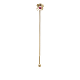 Orecchino FLOOX FLOWER - Gold Berry Red - MOOPSFL-PR-004