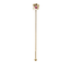 Orecchino FLOOX FLOWER - Gold Berry Red - MOOPSFL-PR-004