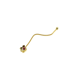 Orecchino FLOOX FLOWER - Gold Red Berry - MOOPSFLOOX - FGBR