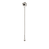 Orecchino FLOOX FLOWER - Silver Black