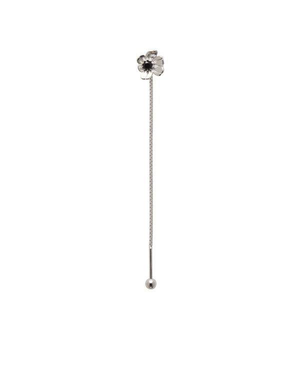 Orecchino FLOOX FLOWER - Silver Black