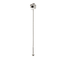 Orecchino FLOOX FLOWER - Silver Black - MOOPSFL-PR-005