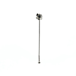 Orecchino FLOOX FLOWER - Silver Black - MOOPSFLOOX - SB
