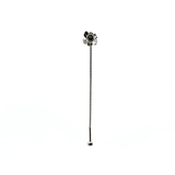 Orecchino FLOOX FLOWER - Silver Black - MOOPSFLOOX - SB