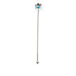 Orecchino FLOOX FLOWER - Silver Blue - MOOPSFL-PR-006