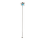 Orecchino FLOOX FLOWER - Silver Blue - MOOPSFL-PR-006