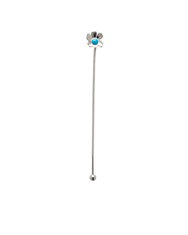Orecchino FLOOX FLOWER - Silver Blue