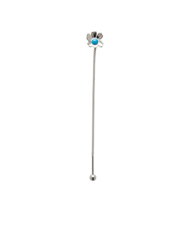 Orecchino FLOOX FLOWER - Silver Blue