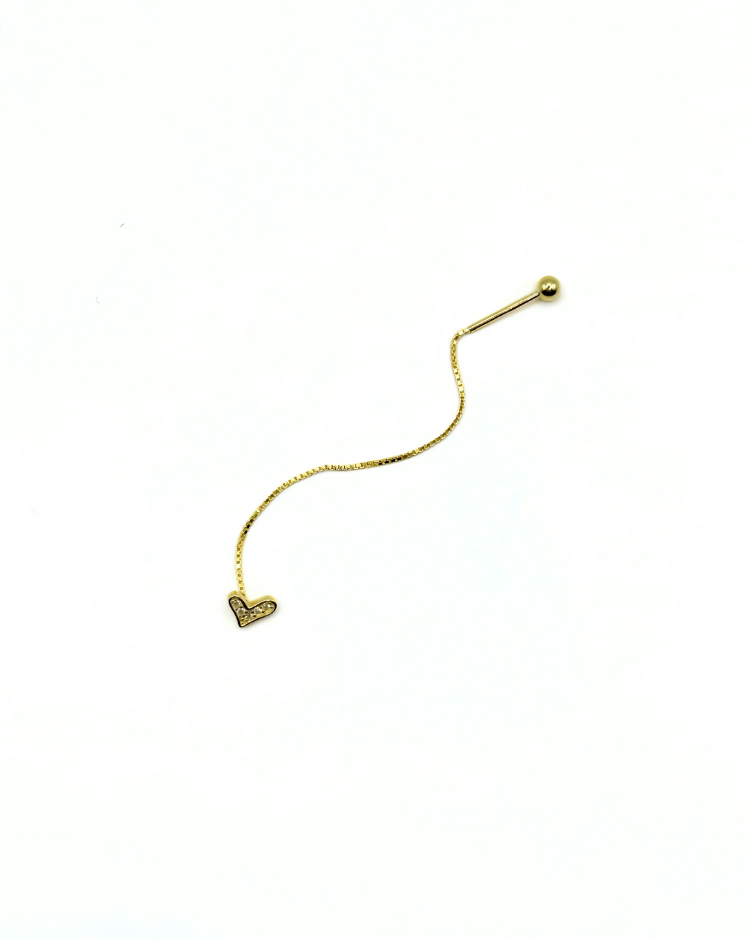 Orecchino FLOOX HEART - Gold - MOOPSFLOOX - HG