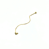 Orecchino FLOOX HEART - Gold - MOOPSFLOOX - HG