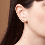 Orecchino FLOOX HEART - Gold - MOOPSFLOOX - HG