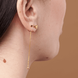 Orecchino FLOOX HEART - Gold - MOOPSFLOOX - HG