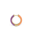 Orecchino HOOP COLOR - Apricot - MOOPSHO-CO-010-M