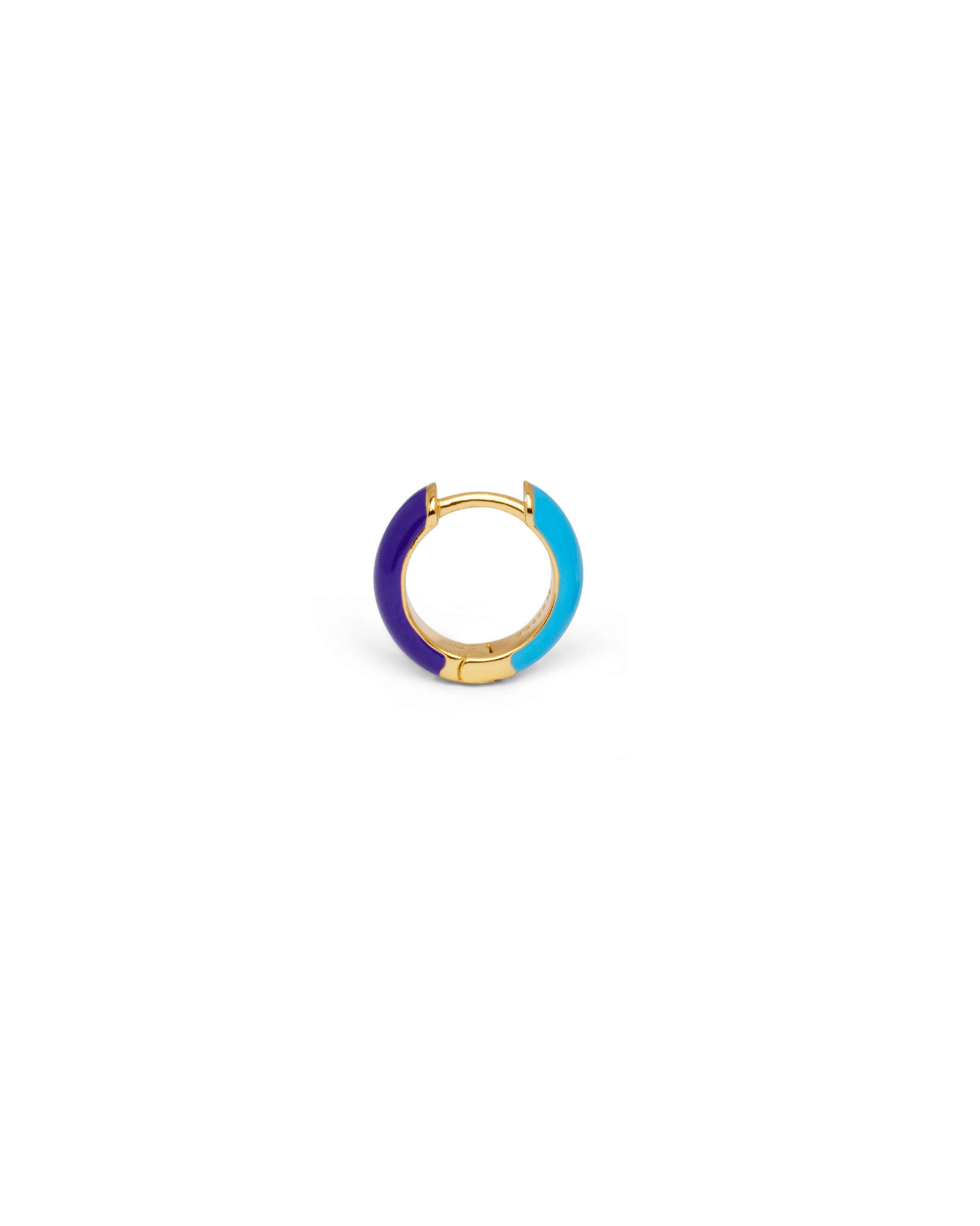 Orecchino HOOP COLOR - Aqua - MOOPSHO-CO-001-S