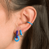 Orecchino HOOP COLOR - Aqua - MOOPSCL - AQUAmini