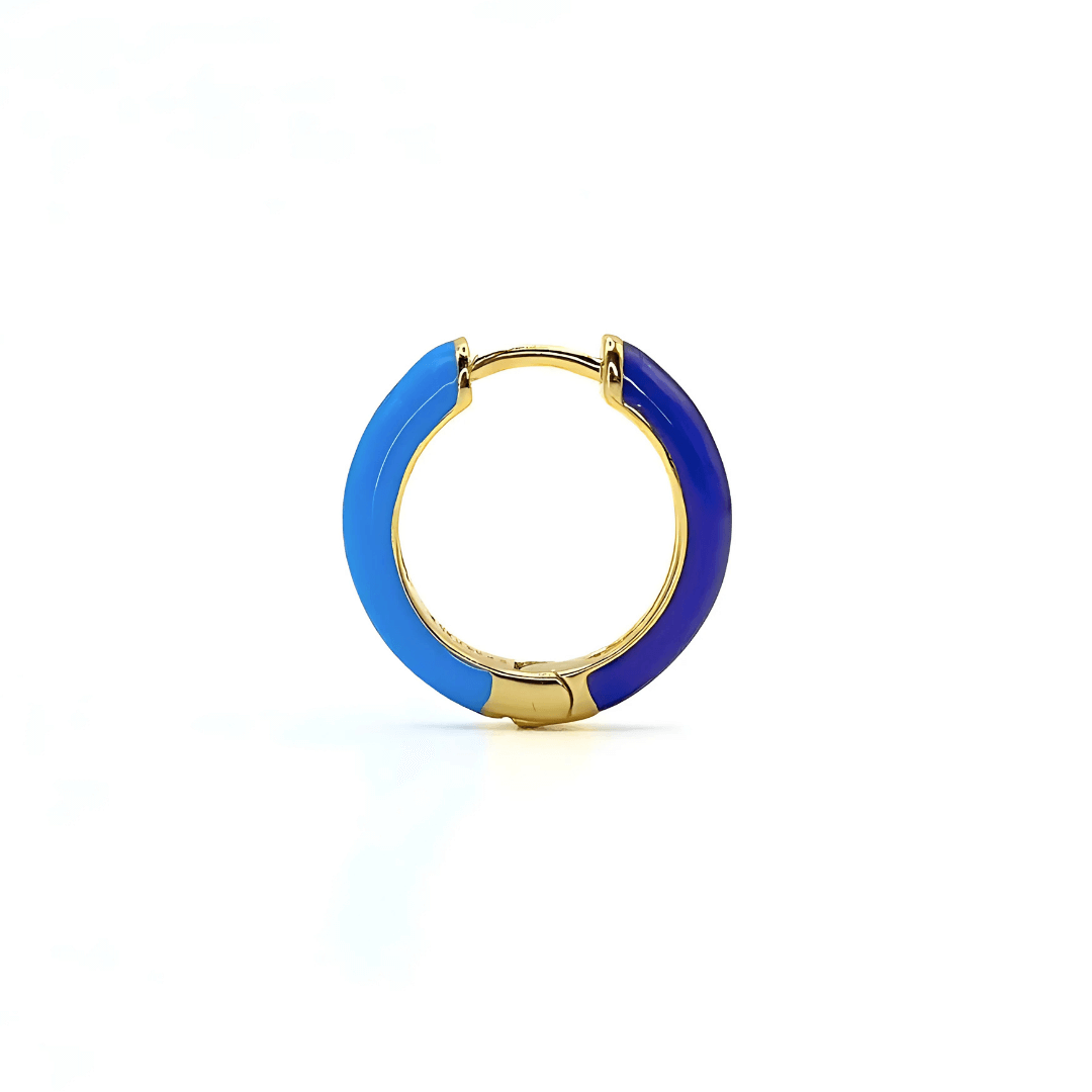 Orecchino HOOP COLOR - Aqua - MOOPSCL - AQUAmini