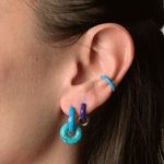 Orecchino HOOP COLOR - Aqua - MOOPSCL - AQUAmini