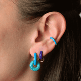 Orecchino HOOP COLOR - Aqua - MOOPSCL - AQUAmini