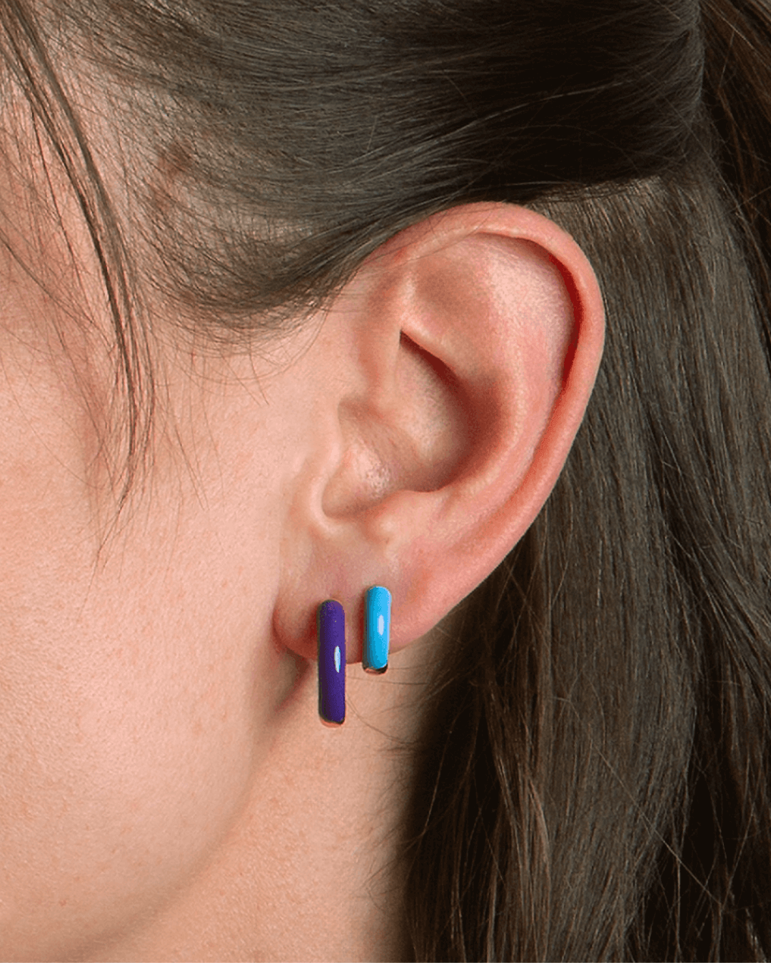 Orecchino HOOP COLOR - Aqua - MOOPSCL - AQUAmini