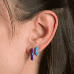 Orecchino HOOP COLOR - Aqua - MOOPSCL - AQUAmini