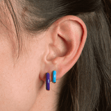 Orecchino HOOP COLOR - Aqua - MOOPSCL - AQUAmini