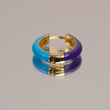 Orecchino HOOP COLOR - Aqua - MOOPSCL-AQUAmini