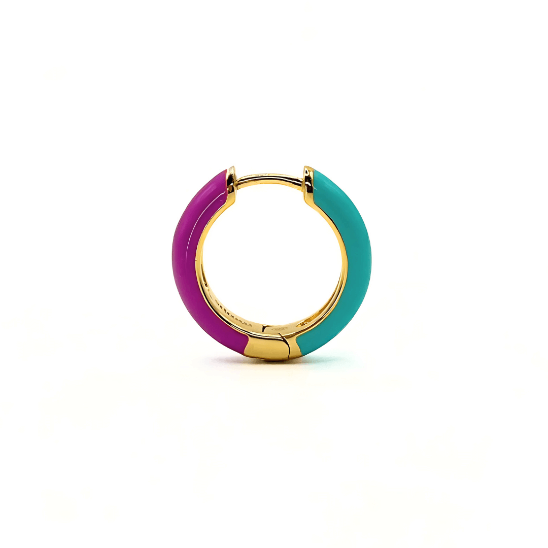 Orecchino HOOP COLOR - Berry - MOOPSCL - BERRYmini