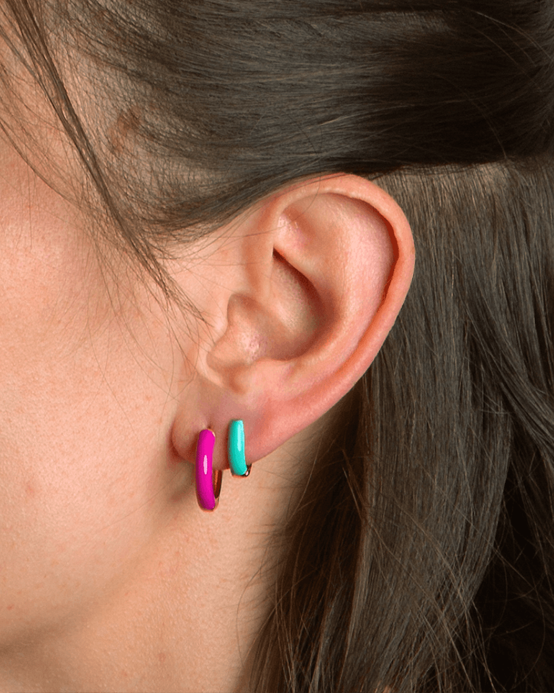 Orecchino HOOP COLOR - Berry - MOOPSCL - BERRYmini