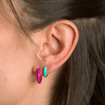 Orecchino HOOP COLOR - Berry - MOOPSCL - BERRYmini