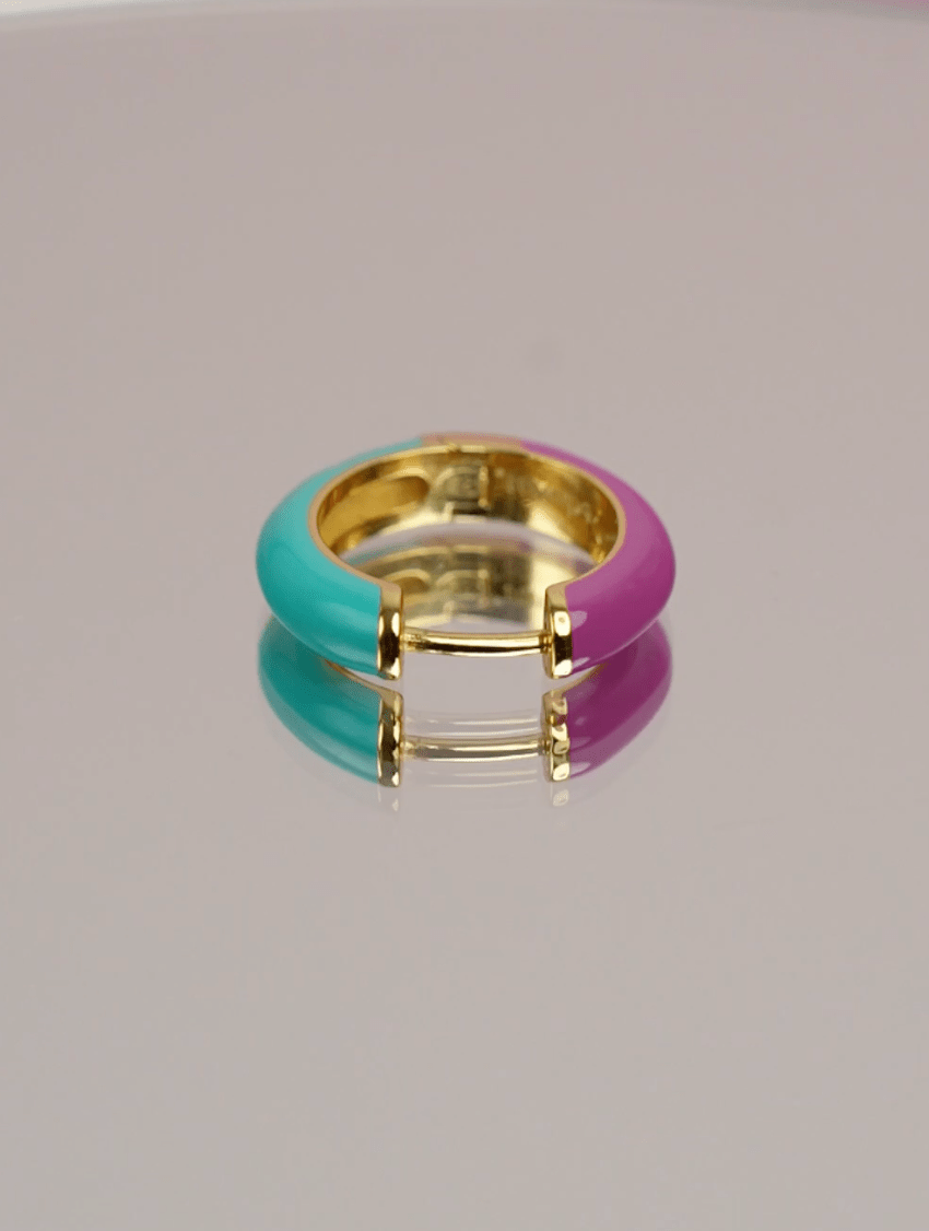 Orecchino HOOP COLOR - Berry - MOOPSCL-BERRYmini