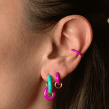 Orecchino HOOP COLOR - Berry - MOOPSCL - BERRYmini