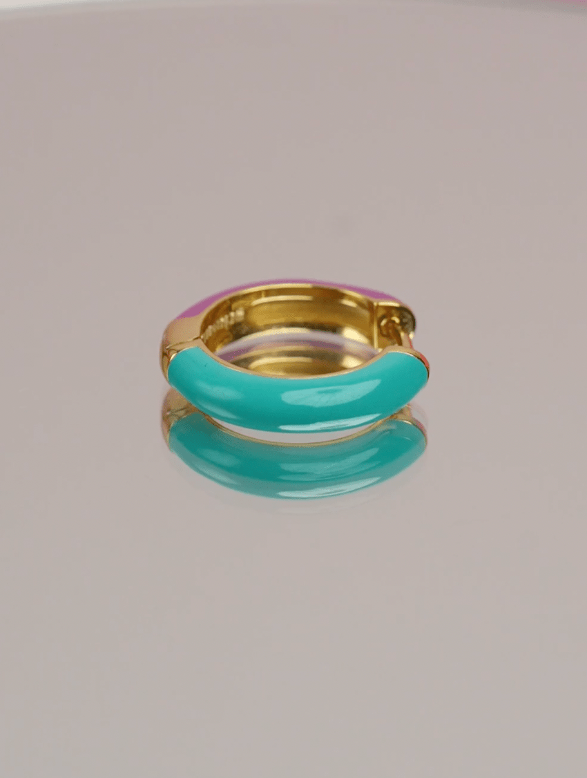 Orecchino HOOP COLOR - Berry - MOOPSCL-BERRYmini