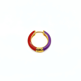 Orecchino HOOP COLOR - Cherry - MOOPSCL-CHERRYmini