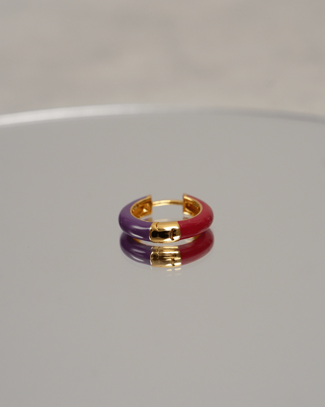 Orecchino HOOP COLOR - Cherry - MOOPSCL-CHERRYmini