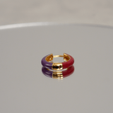 Orecchino HOOP COLOR - Cherry - MOOPSCL-CHERRYmini