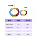 Orecchino HOOP COLOR - Cloud - MOOPSCL-CLOUDmini