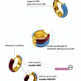 Orecchino HOOP COLOR - Cloud - MOOPSCL-CLOUDmini
