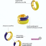 Orecchino HOOP COLOR - Lemon - MOOPSCL - LEMmini
