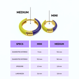 Orecchino HOOP COLOR - Lemon - MOOPSCL - LEMmini