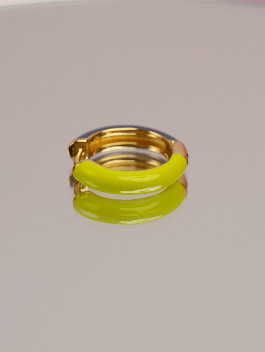 Orecchino HOOP COLOR - Lemon - MOOPSCL-LEMmini