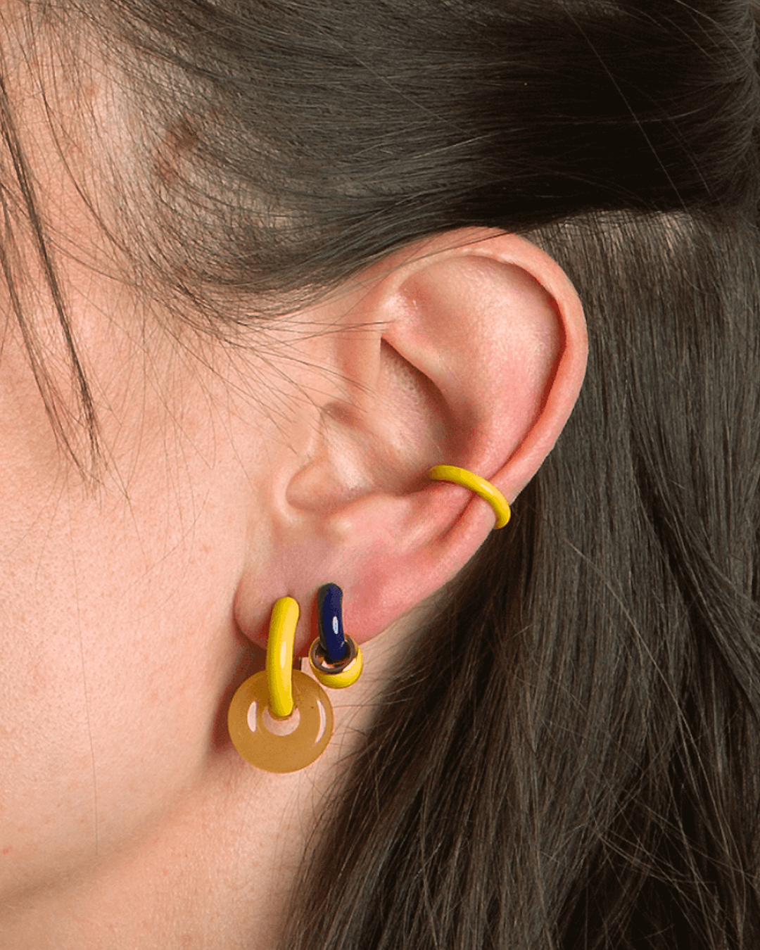 Orecchino HOOP COLOR - Lemon - MOOPSCL - LEMmini