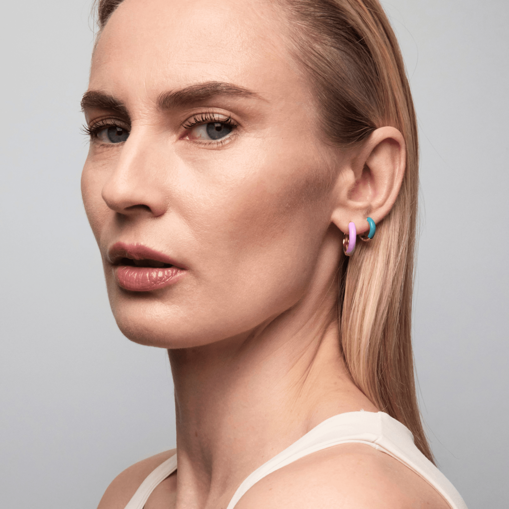 Orecchino HOOP COLOR - Lilac