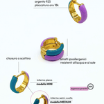 Orecchino HOOP COLOR - Lilac - MOOPSCL-LILACmini